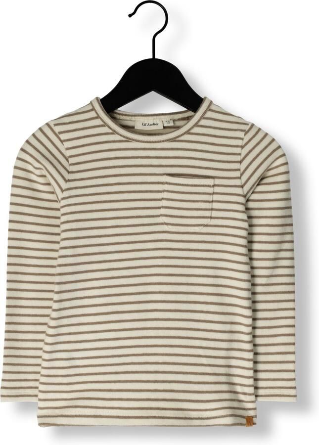 LIL' ATELIER Jongens Polo's & T-shirts Nmmthoro Jen Ls Slim Top Lil Zand - Foto 3