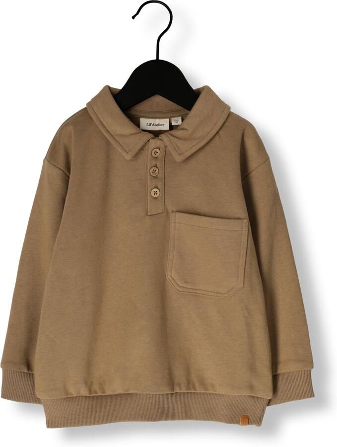 LIL' ATELIER Jongens Truien & Vesten Nmmilondon Roa Ls Loose Sweat Camel - Foto 3