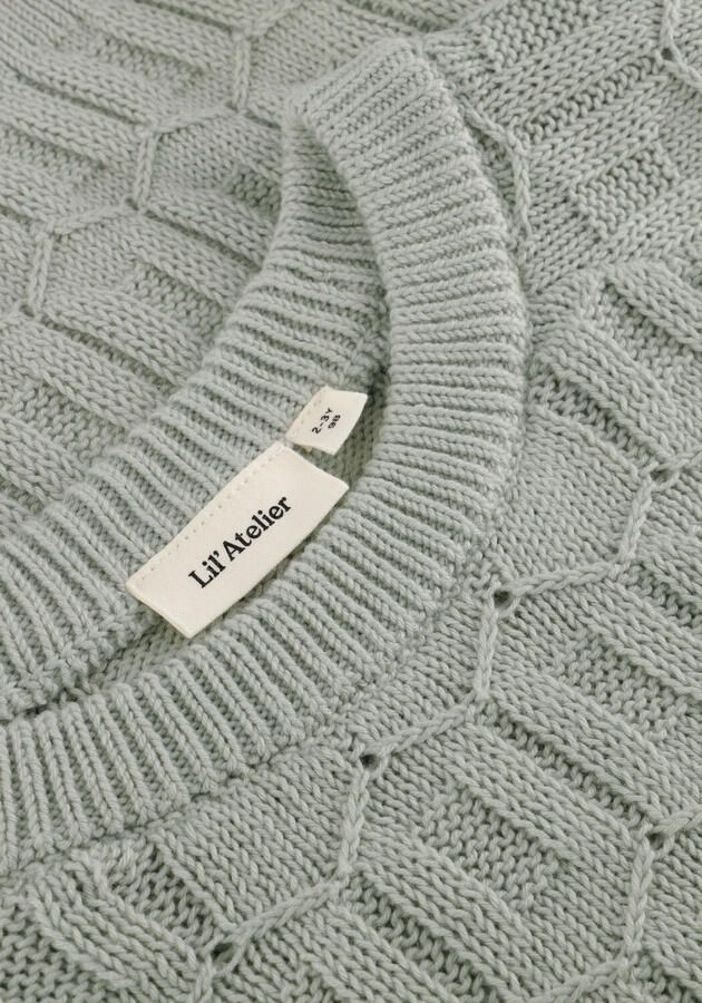 LIL' ATELIER Jongens Truien & Vesten Nmmollie Ls Knit Lil Mint - Foto 2