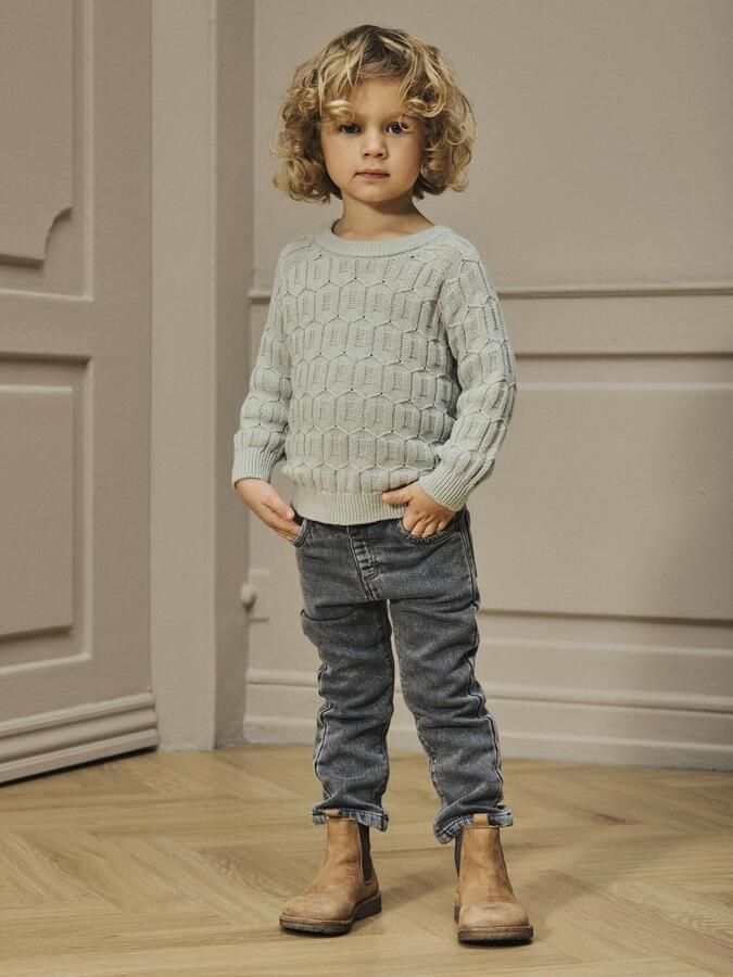 LIL' ATELIER Jongens Jeans Nmnnadie Reg Jeans 4442-ci Lil Donkergrijs
