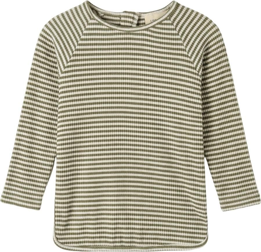 LIL' ATELIER Jongens Zwemkleding Nmmfredo Fin Ls Uv Top Lil Groen