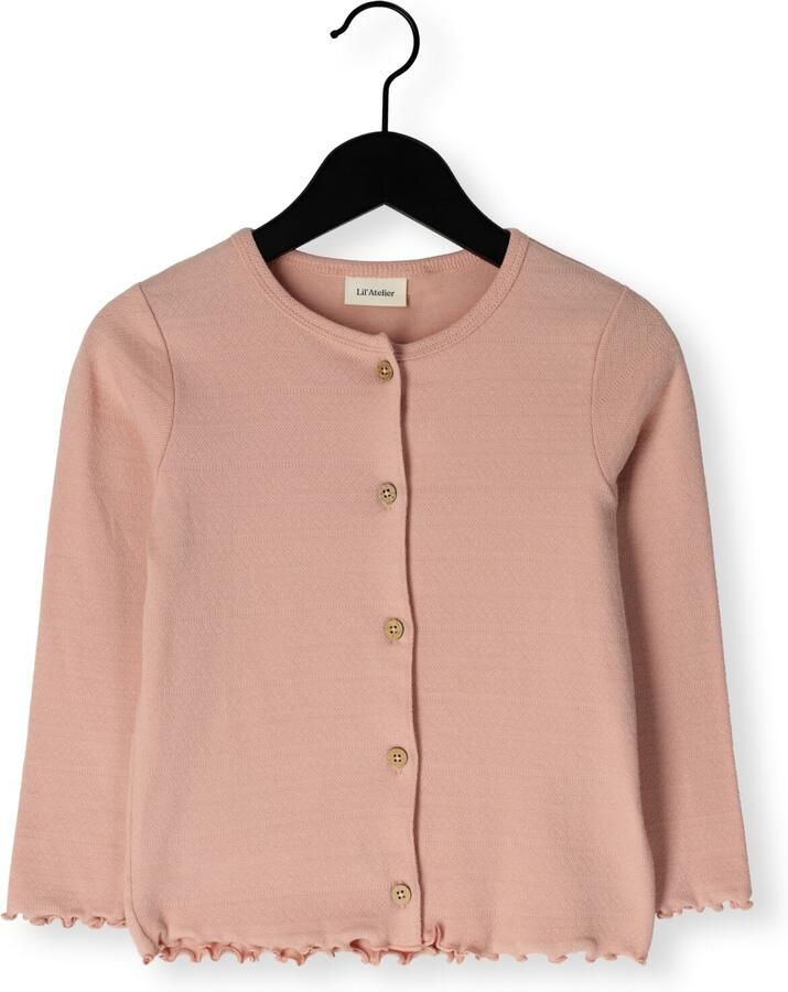 LIL' ATELIER Meisjes Blouses Nmfdimia Ls Slim Card Lil Lichtroze