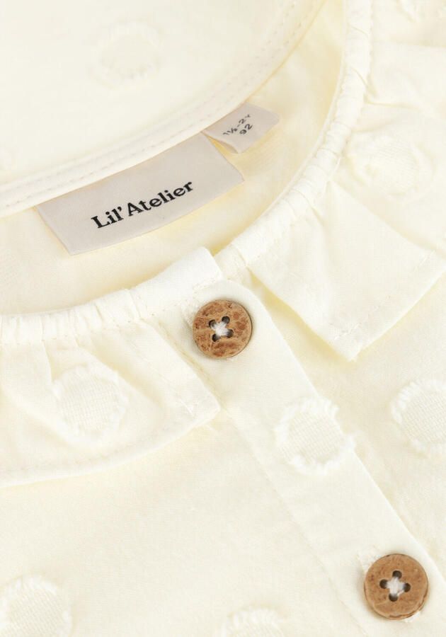LIL' ATELIER Meisjes Blouses Nmffranny Ss Loose Shirt Lil Beige