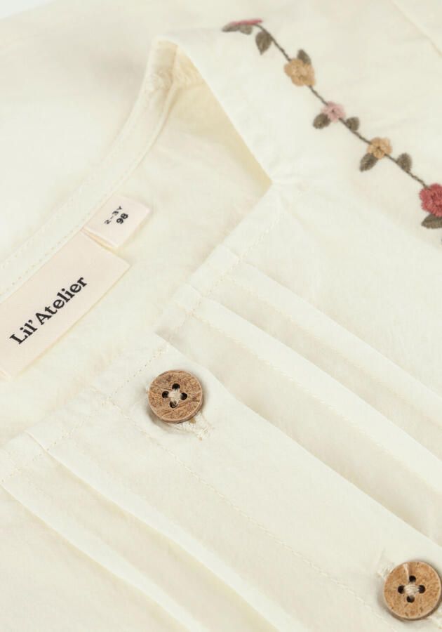LIL' ATELIER Meisjes Blouses Nmfjolene Ss Loose Shirt Lil Wit - Foto 2