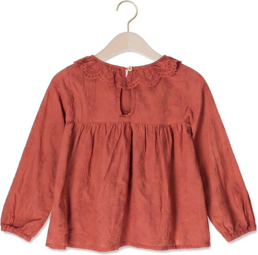 LIL' ATELIER Meisjes Blouses Nmfnopa Ls Loose Shirt Lil Rood - Foto 2