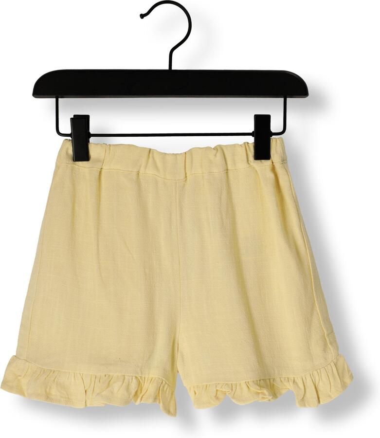 LIL' ATELIER Meisjes Broeken Nmfdolie Loose Shorts Lil Geel - Foto 2