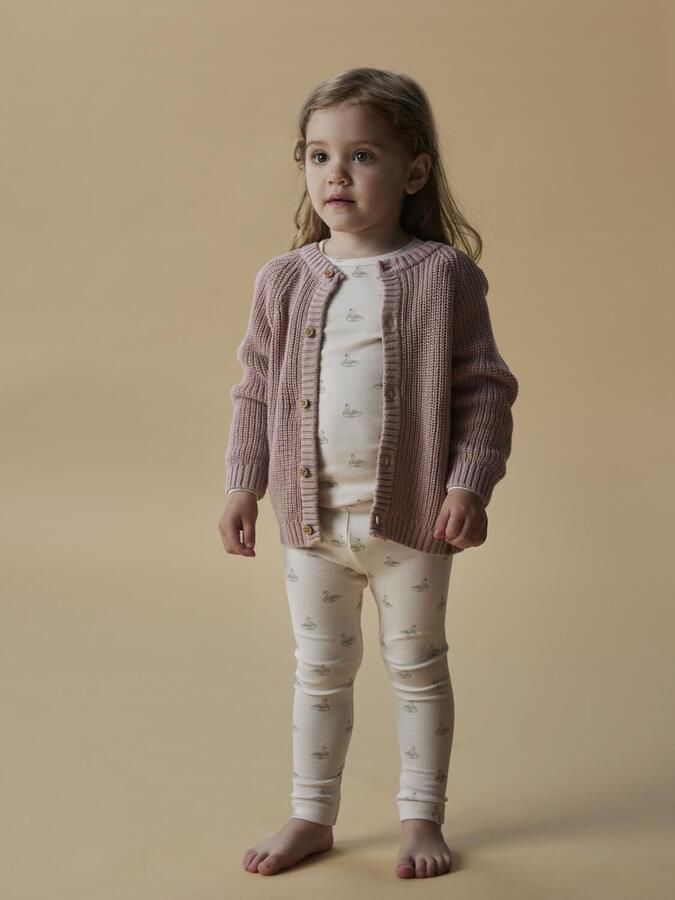 LIL' ATELIER Meisjes Broeken Nmfgavo Efi Slim Leffing Lil Noos Ecru - Foto 1