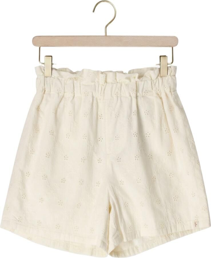 LIL' ATELIER Meisjes Broeken Nmfhosa Loose Shorts Lil Ecru