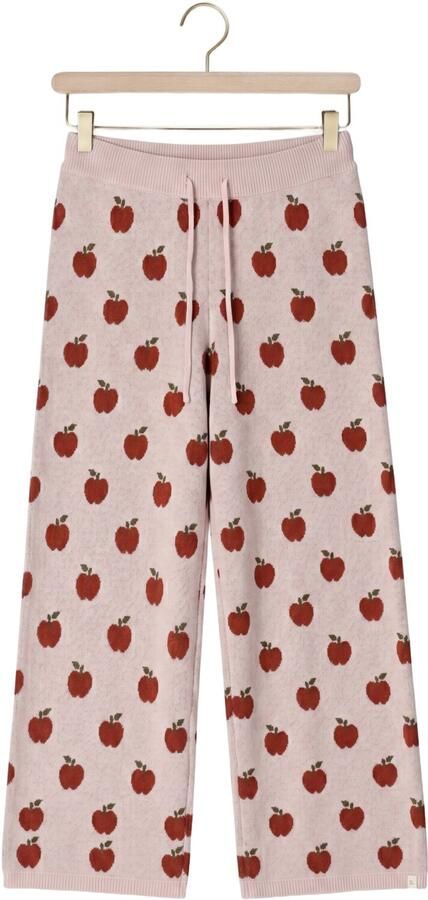 LIL' ATELIER Meisjes Broeken Nmflulio Wide Knit Ancle Pant Lil Lichtroze
