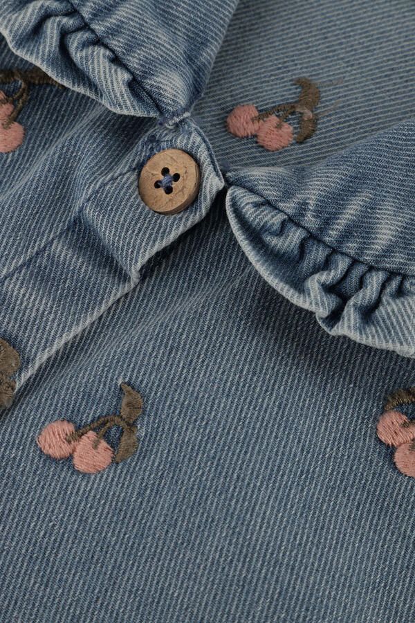 LIL' ATELIER Meisjes Jassen Nmfdeva Loose Dnm Emb Jacket 2024-es Lil Blauw - Foto 2