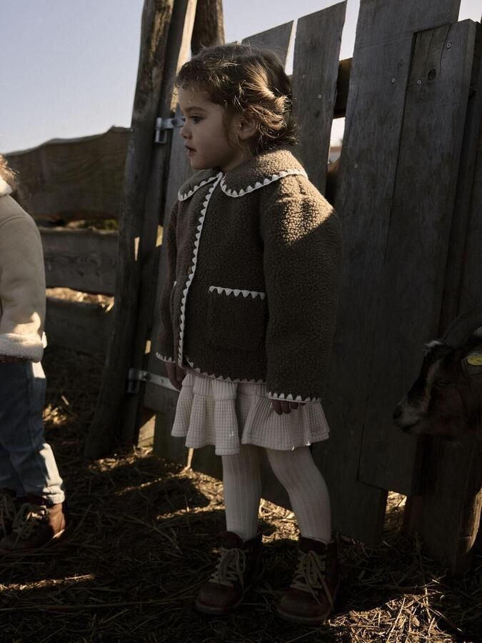 LIL' ATELIER Meisjes Jassen Nmflajo Ls Loose Jacket Lil Bruin - Foto 2