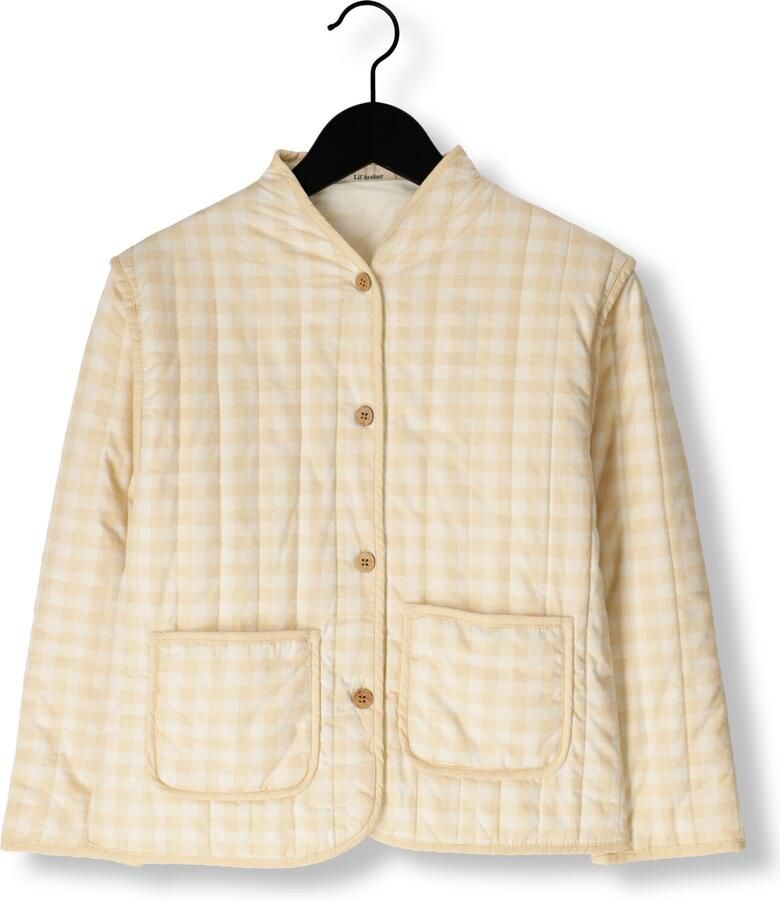 LIL' ATELIER Meisjes Jassen Nmflarose Ls Quilt Jacket Lil Beige