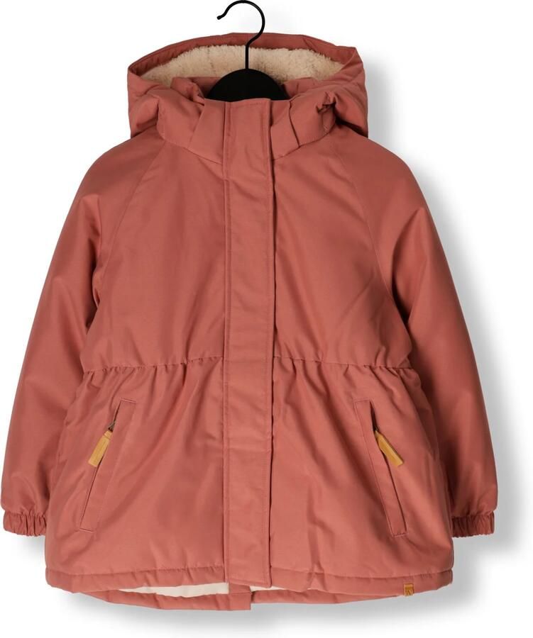 LIL' ATELIER MINI parka jas roze Meisjes Polyester Capuchon Effen