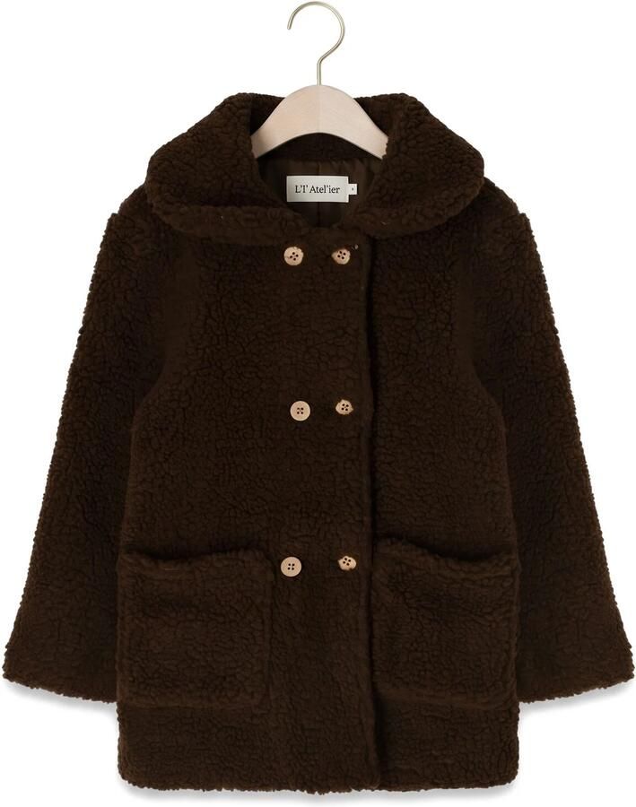 LIL' ATELIER Meisjes Jassen Nmfnalo Loose Long Jacket Lil Bruin
