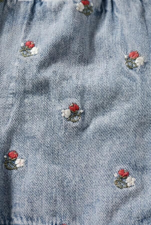 LIL' ATELIER Meisjes Jeans Nmffunda Loose Emb Shorts 2106-fd Lil Lichtblauw - Foto 2