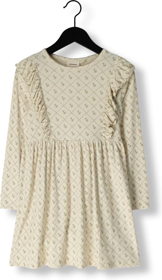 LIL' ATELIER Meisjes Jurken Nmfgago Kne Ls Dress Lil Beige - Foto 2