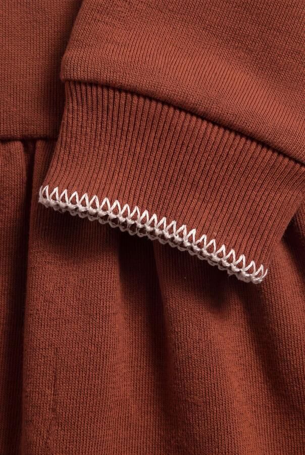 LIL' ATELIER Meisjes Jurken Nmfkilano Ruj Ls Loose Sweat Dress Lil Bruin - Foto 2