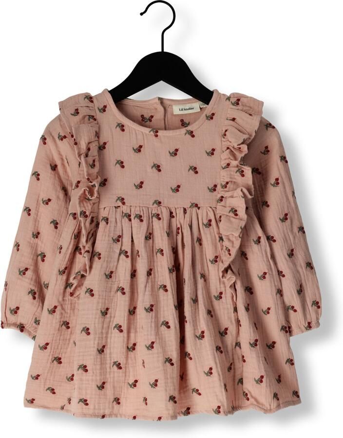 LIL' ATELIER Meisjes Jurken Nmfkoala Ls Loose Dress Lil Roze