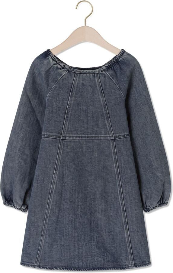 LIL' ATELIER Meisjes Jurken Nmfobello Ls Loose Dnm Dress 1144-se Lil Blauw