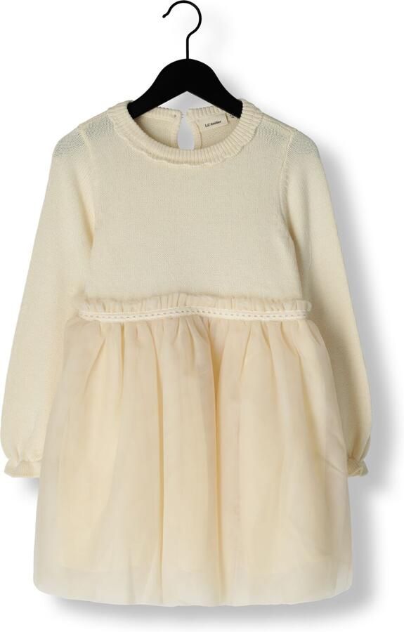 LIL' ATELIER Meisjes Jurken Nmfsarina Ls Knit Dress Lil Creme - Foto 2