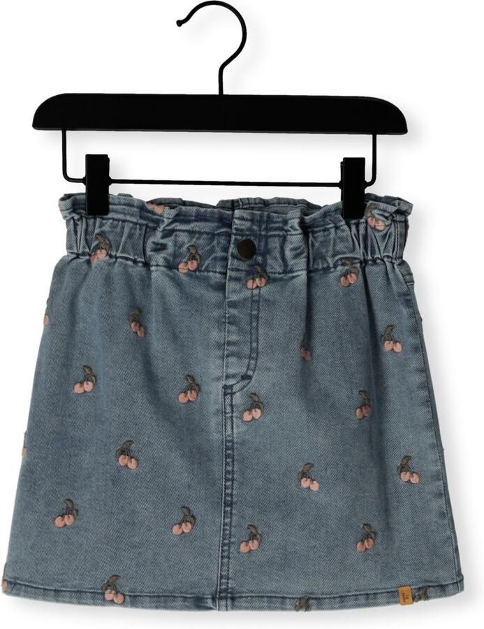 LIL' ATELIER Meisjes Rokken Nmfdeva Loose Dnm Emb Skirt 2024-es Lil Blauw