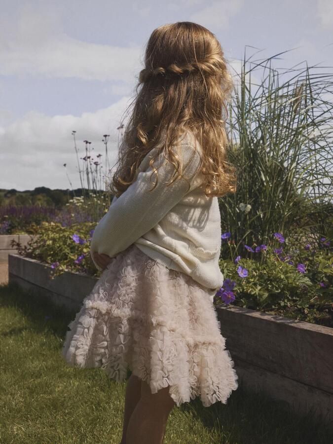 LIL' ATELIER Meisjes Rokken Nmffauna Tulle Skirt Lil Ecru - Foto 2