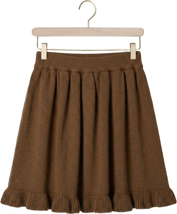 LIL' ATELIER Meisjes Rokken Nmfkopa Knit Skirt Lil Bruin - Foto 2