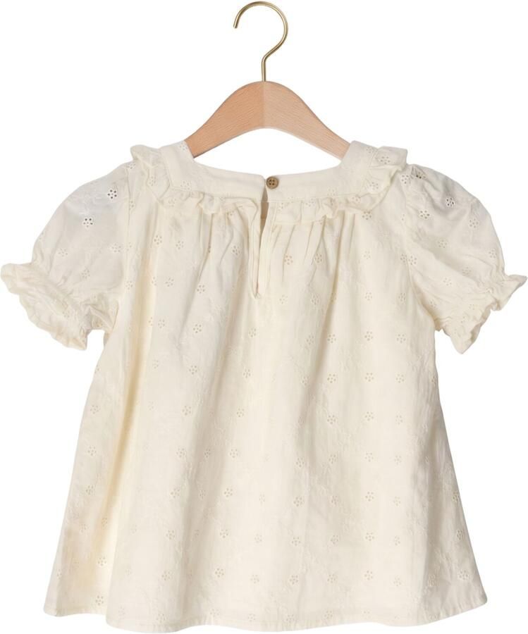 LIL' ATELIER Meisjes Tops & T-shirts Nmfhosa Ss Loose Shirt Lil Ecru - Foto 2
