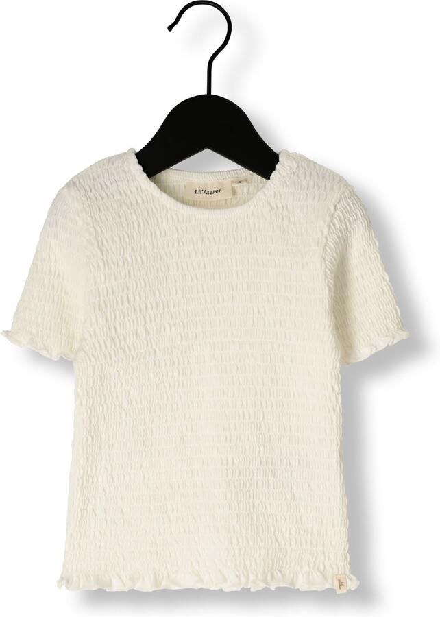 LIL' ATELIER Meisjes Tops & T-shirts Nmfjacoba Ss Short Slim Top Lil Wit - Foto 2