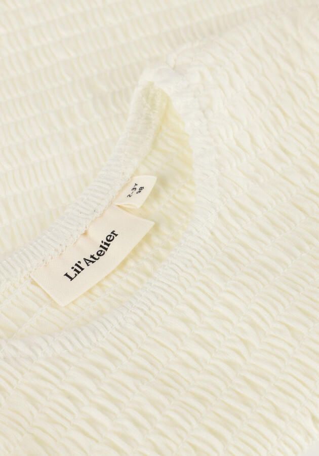 LIL' ATELIER Meisjes Tops & T-shirts Nmfjacoba Ss Short Slim Top Lil Wit