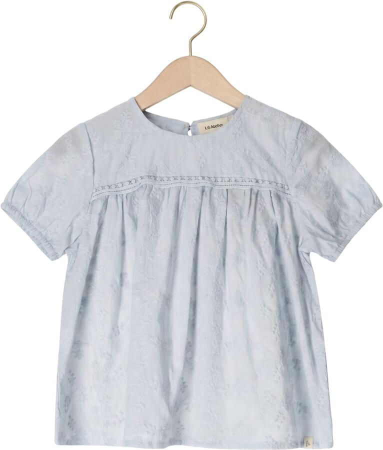 LIL' ATELIER Meisjes Tops & T-shirts Nmfjiva Loose Shirt Lil Lichtblauw