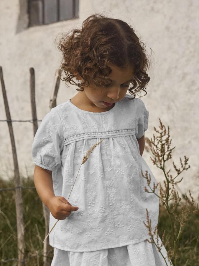 LIL' ATELIER Meisjes Tops & T-shirts Nmfjiva Loose Shirt Lil Lichtblauw - Foto 2