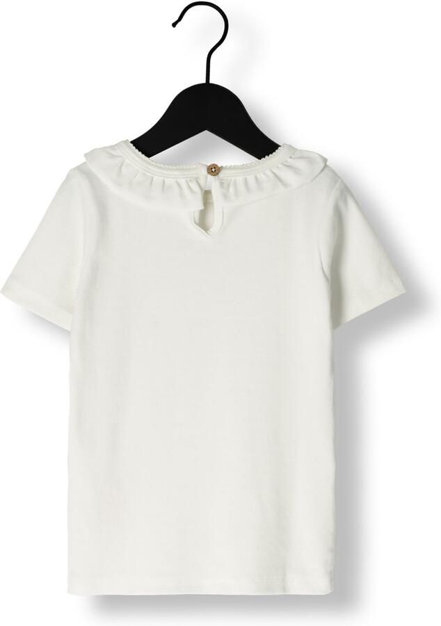 LIL' ATELIER Meisjes Tops & T-shirts Nmflalo Tan Ss Slim Top Lil Wit