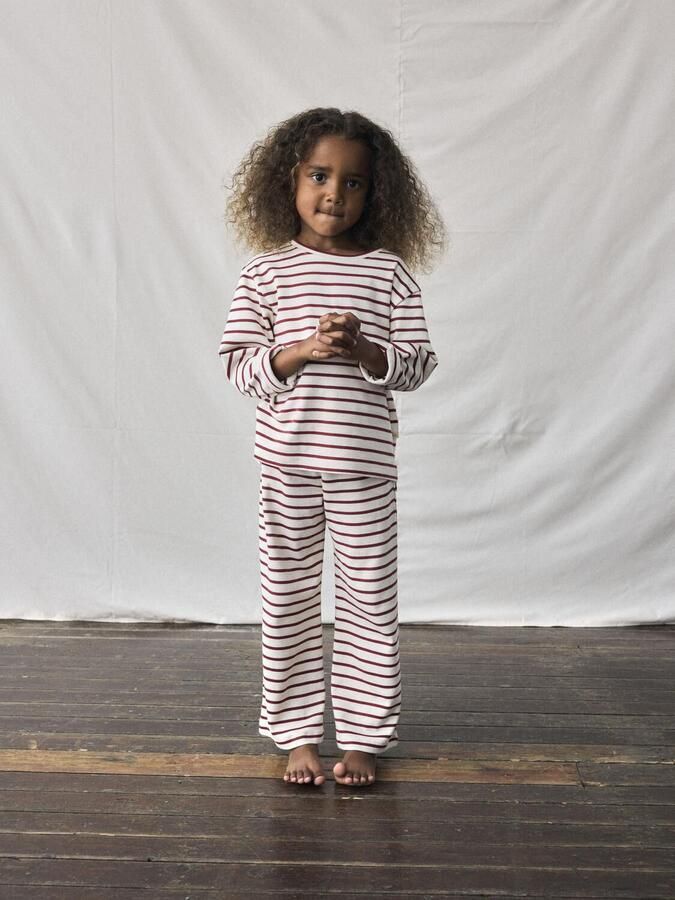 LIL' ATELIER Meisjes Tops & T-shirts Nmflimia Ls Loose Top Lil Ecru