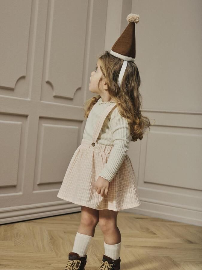 LIL' ATELIER Meisjes Tops & T-shirts Nmfosanne Ls Slim Top Lil Ecru