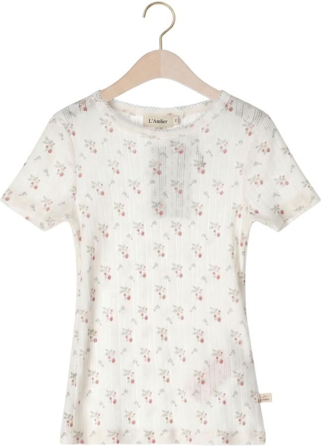 LIL' ATELIER Meisjes Tops & T-shirts Nmfrachello Dua Slim Strap Top Lil Gebroken Wit