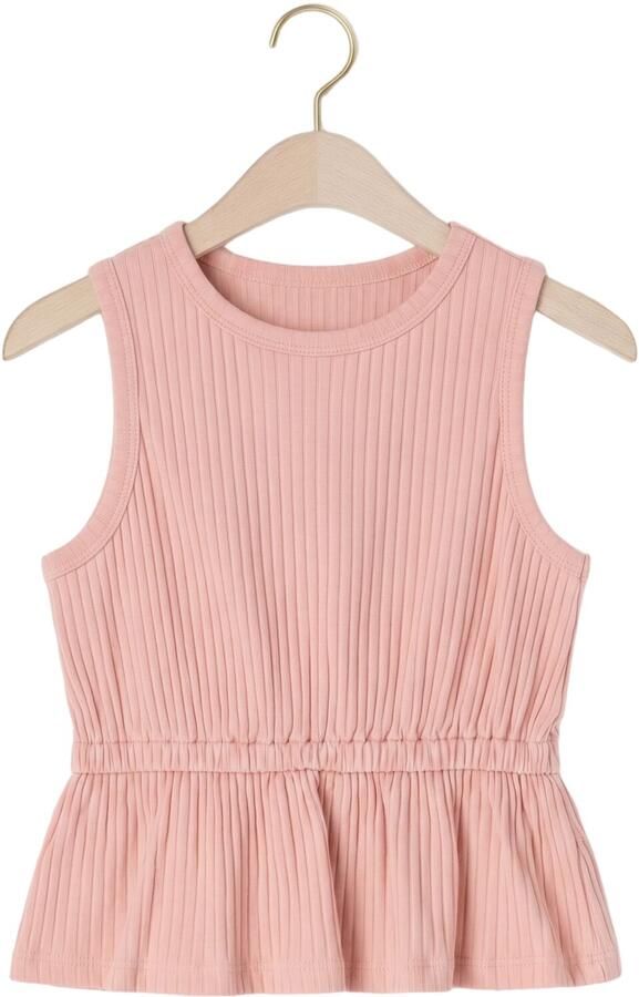LIL' ATELIER Meisjes Tops & T-shirts Nmfsaseline Sl Loose Top Lil Lichtroze - Foto 3