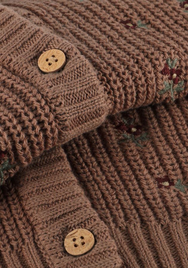 LIL' ATELIER Meisjes Truien & Vesten Nmfemlen Emb Ao Ls Bruin