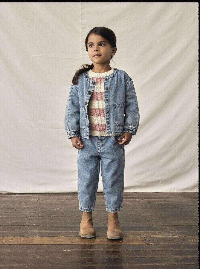 LIL' ATELIER Meisjes Truien & Vesten Nmfemlen Ls Knit Stripe Lil Lichtroze