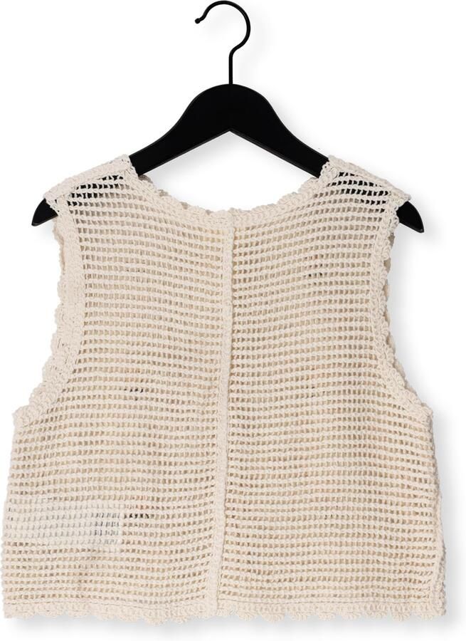 LIL' ATELIER Meisjes Truien & Vesten Nmfflora Knit Vest Lil Creme - Foto 2