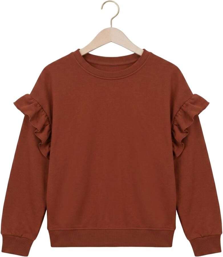 LIL' ATELIER Meisjes Truien & Vesten Nmfilondon Rik Ls Loose Sweat Lil Bruin - Foto 2