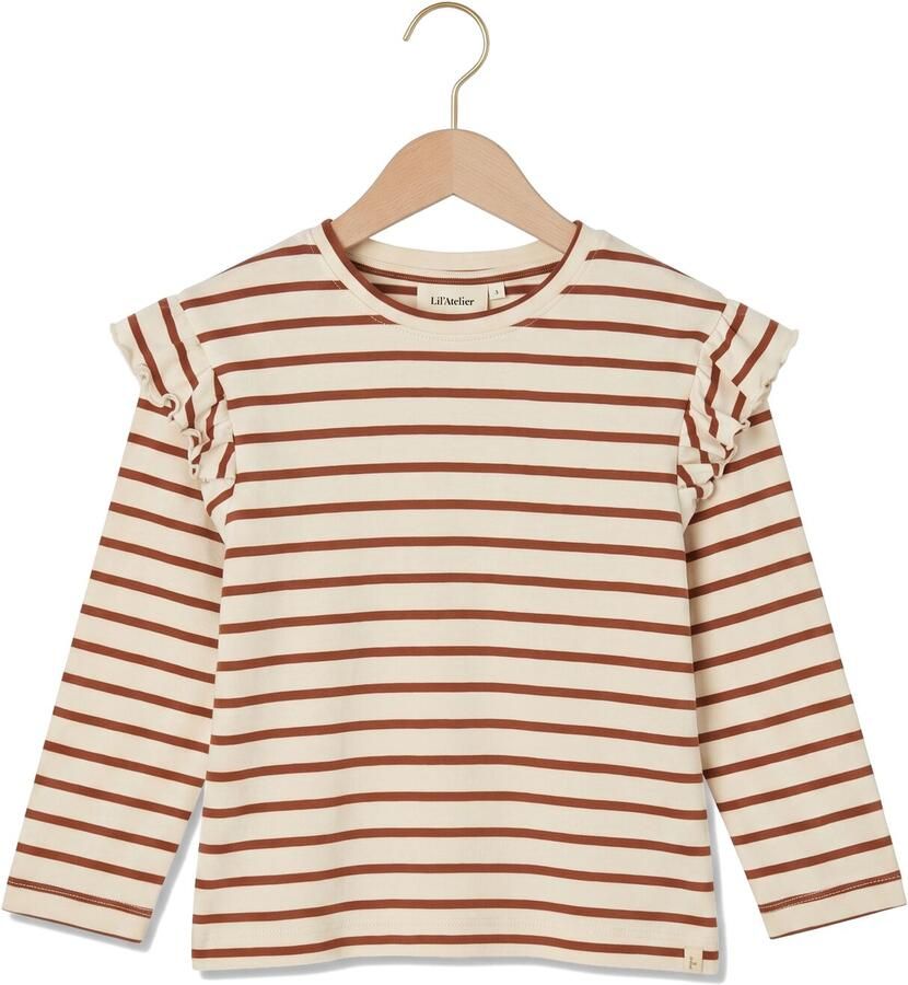 LIL' ATELIER Meisjes Truien & Vesten Nmflimia Mia Ls Loose Top Lil Creme