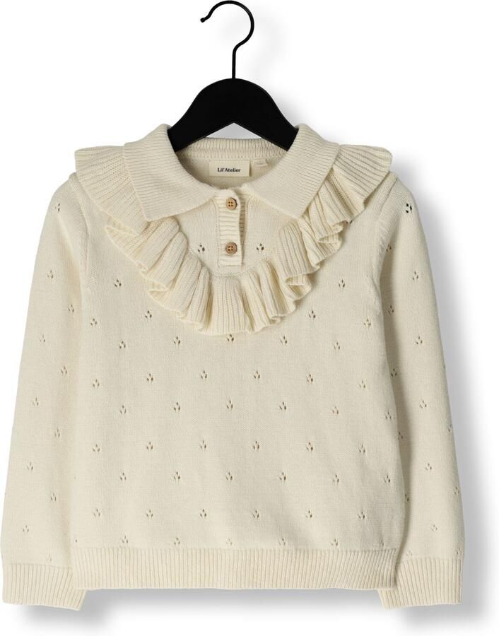 LIL' ATELIER Meisjes Truien & Vesten Nmfnakita Ls Loose Knit Lil Ecru - Foto 3