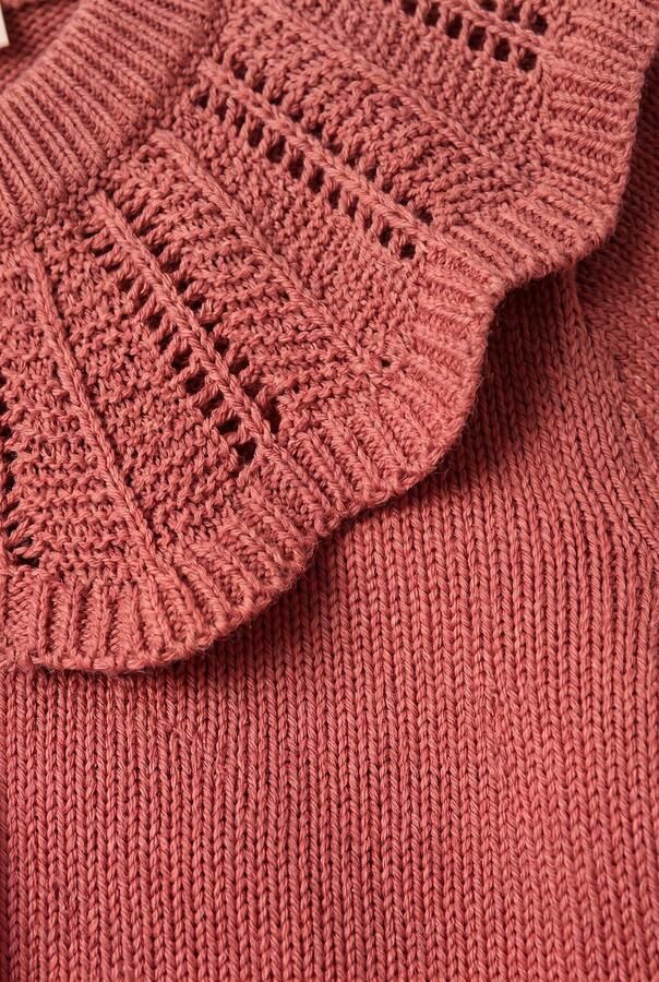 LIL' ATELIER Meisjes Truien & Vesten Nmfnoda Ls Knit Card Lil Roze - Foto 3