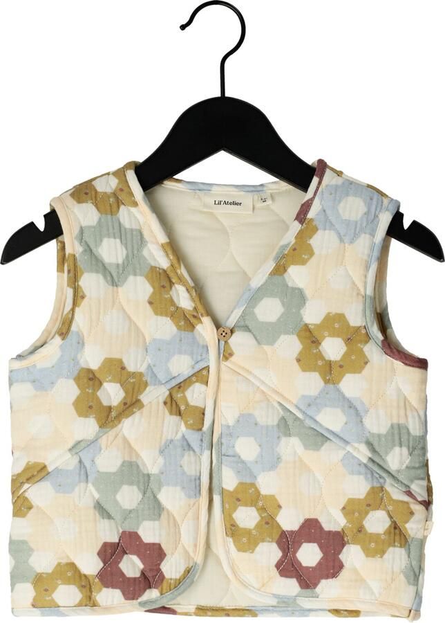 LIL' ATELIER Meisjes Truien & Vesten Nmftalia Sl Quilt Vest Lil Multi