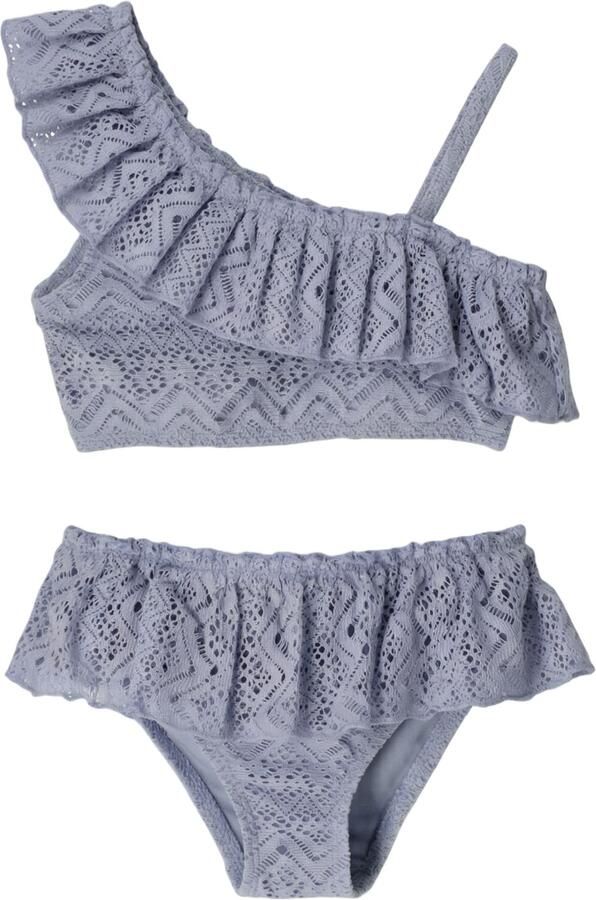 LIL' ATELIER Meisjes Zwemkleding Nmffeline Swim Set Lil Lichtblauw