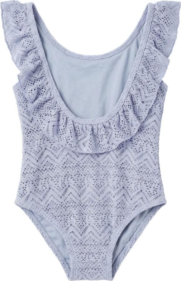 LIL' ATELIER Meisjes Zwemkleding Nmffeline Swimsuit Lil Lichtblauw - Foto 3