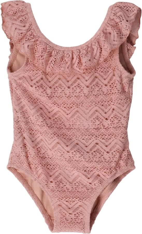 LIL' ATELIER Meisjes Zwemkleding Nmffeline Swimsuit Lil Roze