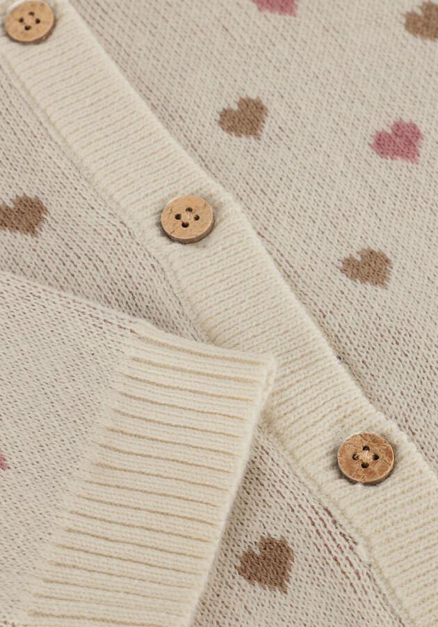 LIL' ATELIER Nmfsaran Ls Knit Card Heart Lil Creme - Foto 3