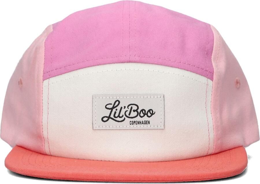 LIL'BOO Meisjes Petten Block Sweet Magenta Koraal XL - Foto 4